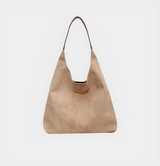 Minimalist Suede Shoulder Bag