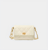 Gold Chain Castle Cowhide Shoulder Bag