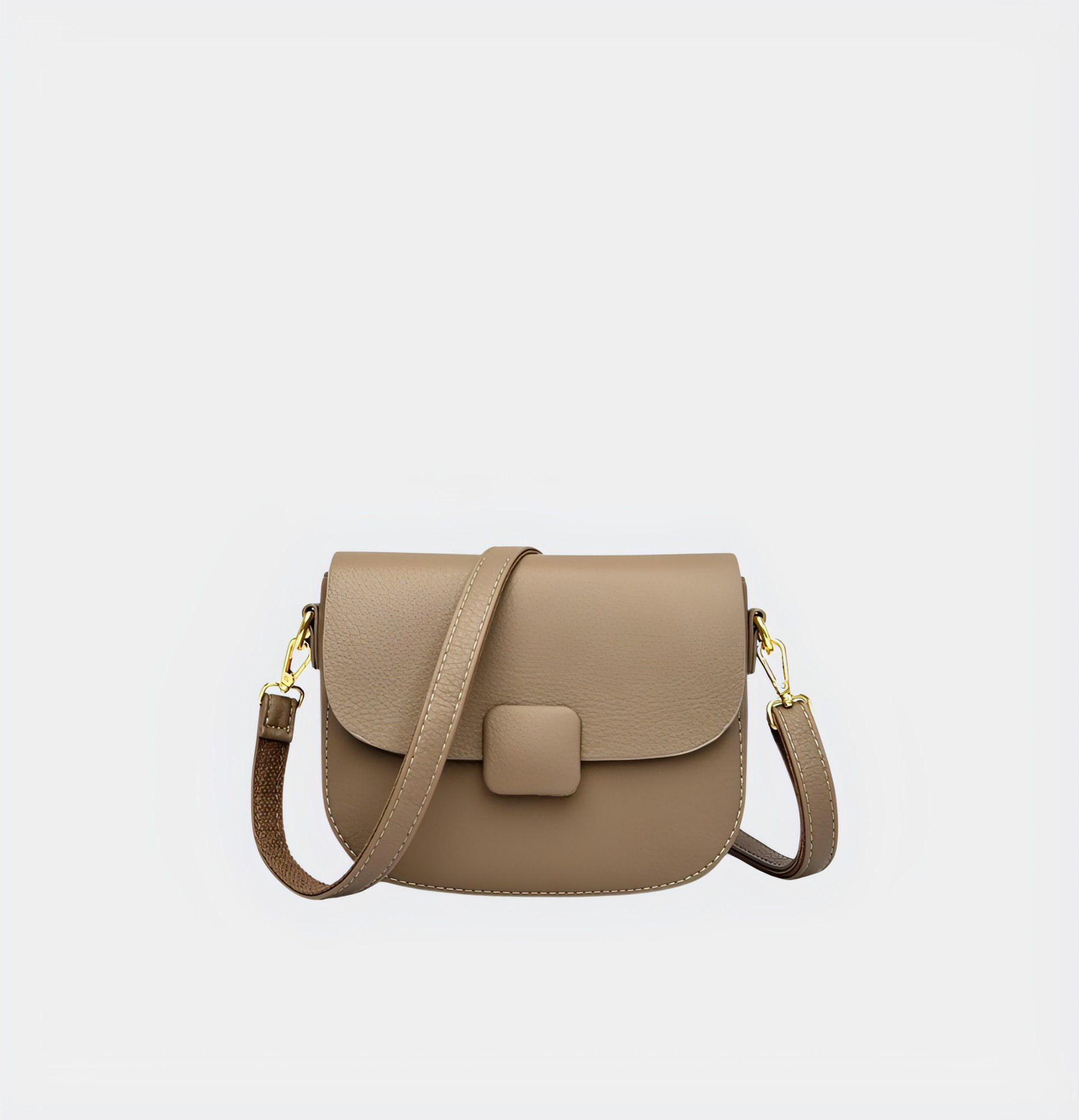 Pebble Leather Crossbody Bag