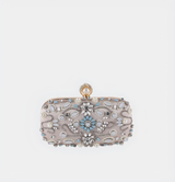 Embellished Floral Evening Clutch