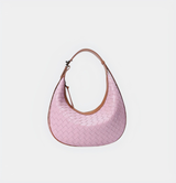 Crescent Woven Style Hobo Bag