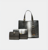 Three-Piece Python One-Shoulder Bag