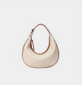 Crescent Woven Style Hobo Bag