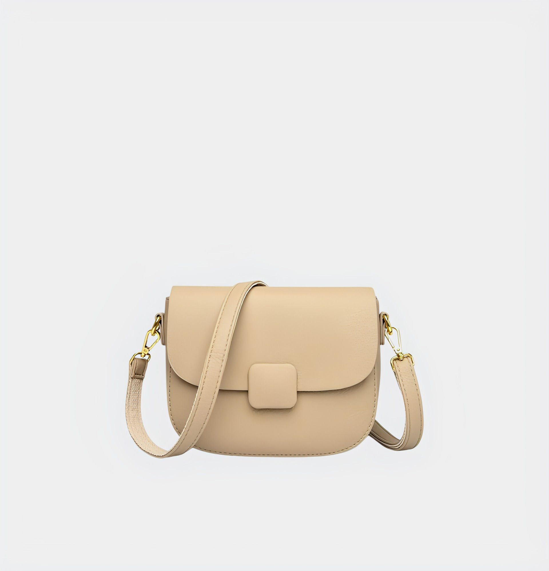 Pebble Leather Crossbody Bag