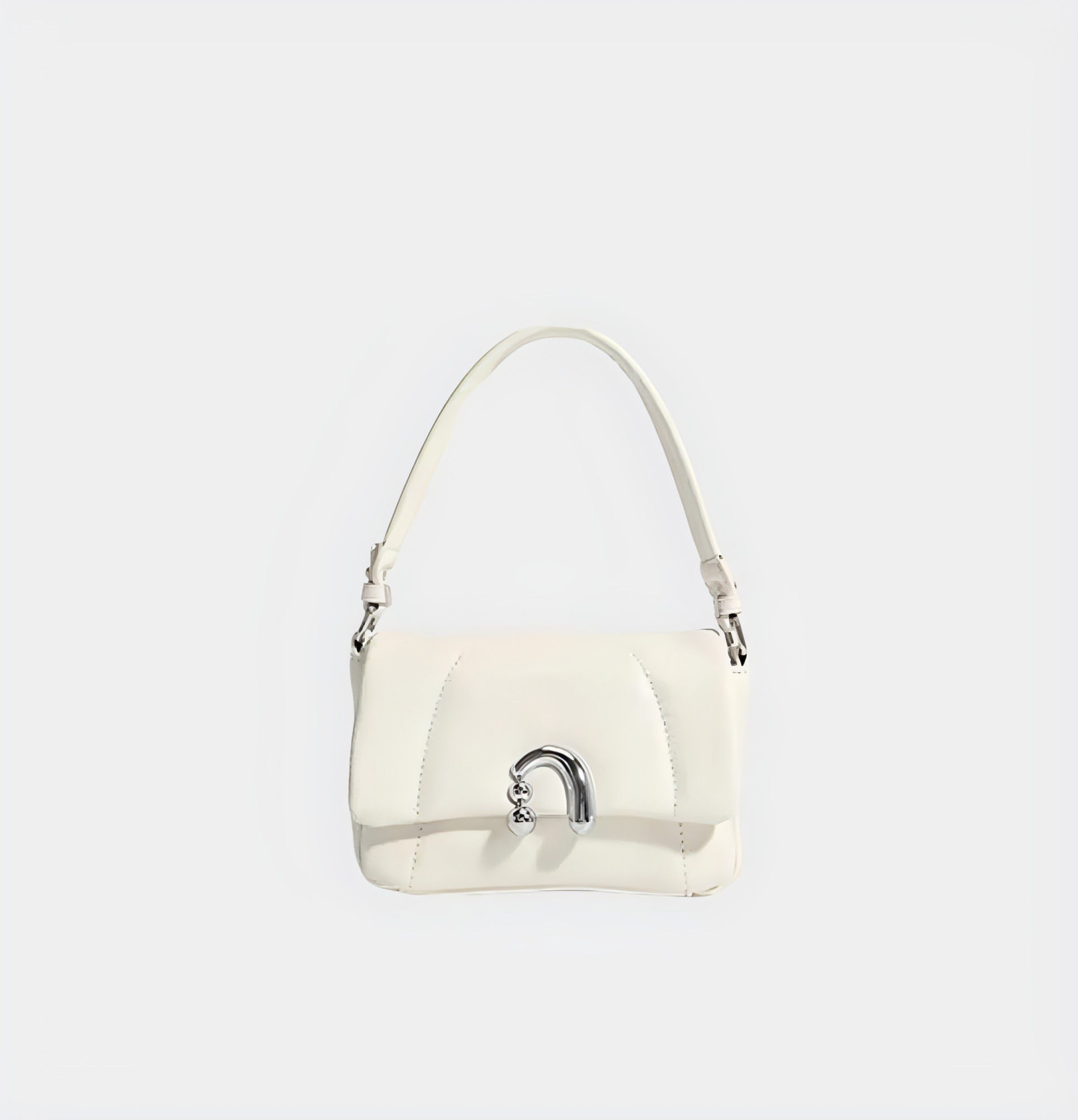 Sleek Noir Mini Shoulder Bag