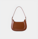 Sleek Leather Shoulder Bag