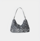 Sparkling Sequined Shoulder Handbag