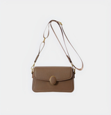 Taupe Elegance Shoulder Bag