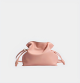 Soft Cowhide Drawstring Shoulder Bag